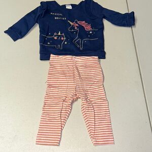 👕6m carters unicorn outfit